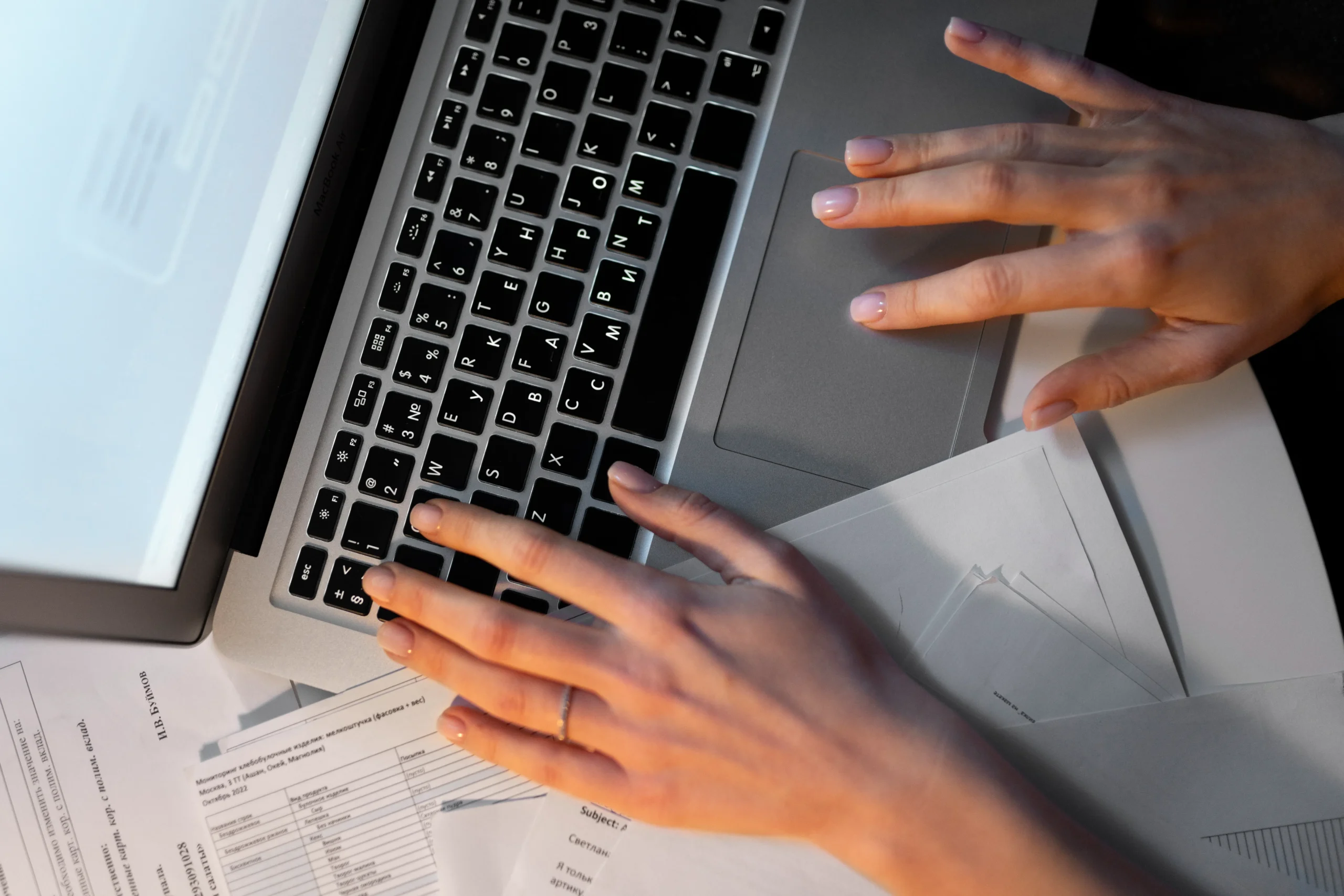 Academic workspace used by an expert assignment writer for university projects.